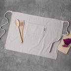 Ποδιά Κουζίνας Μέσης Hauz 70X50 Silver